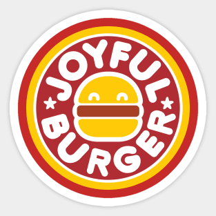 Joyful Burger Sticker